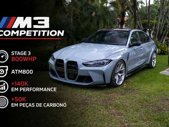BMW-M3-3.0 I6 TWINTURBO GASOLINA COMPETITION M STEPTRONIC BMW-M3-2022