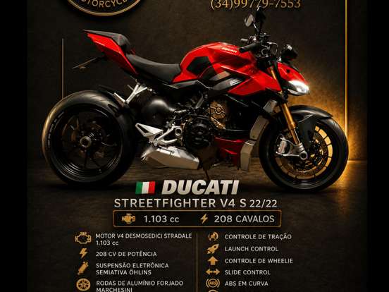 DUCATI-STREETFIGHTER V4 S DUCATI-STREETFIGHTER V4 S-2022