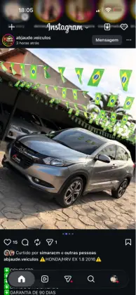 HONDA HR-V 1.8 16V FLEX EX 4P AUTOMÁTICO