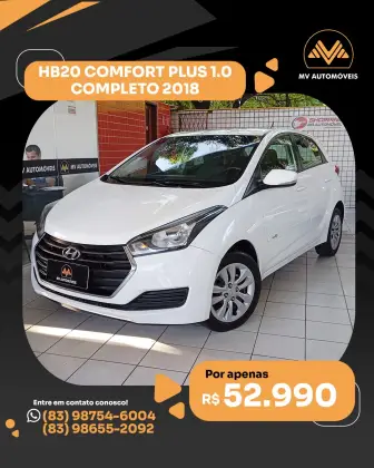 HYUNDAI HB20 1.0 COMFORT PLUS 12V FLEX 4P MANUAL HYUNDAI HB20 1.0 COMFORT PLUS 12V FLEX 4P MANUAL
