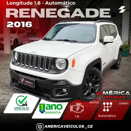JEEP RENEGADE 1.8 16V FLEX LONGITUDE 4P AUTOMÁTICO JEEP RENEGADE 1.8 16V FLEX LONGITUDE 4P AUTOMÁTICO