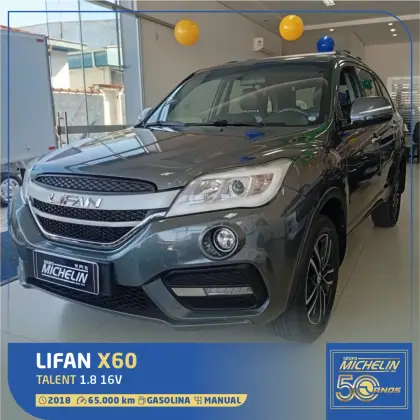 LIFAN X60 1.8 TALENT 16V GASOLINA 4P MANUAL LIFAN X60 1.8 TALENT 16V GASOLINA 4P MANUAL