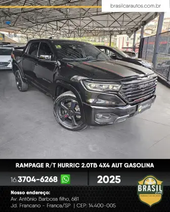 RAM RAMPAGE 2.0 HURRICANE 4 TURBO GASOLINA R/T 4X4 AUTOMÁTICO