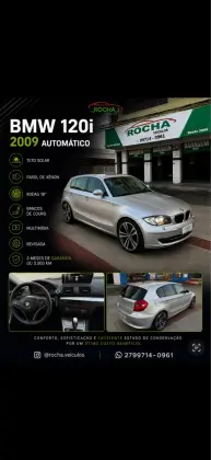 BMW 120i 2.0 HATCH 16V GASOLINA 2P AUTOMÁTICO BMW 120i 2.0 HATCH 16V GASOLINA 2P AUTOMÁTICO