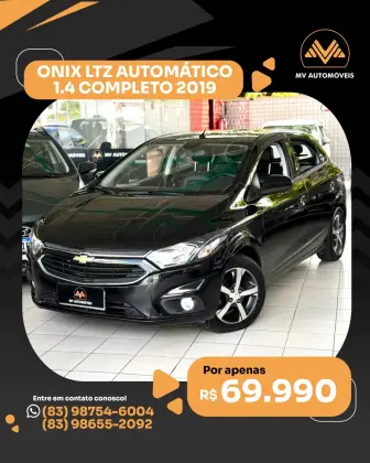CHEVROLET ONIX 1.4 MPFI LTZ 8V FLEX 4P AUTOMÁTICO CHEVROLET ONIX 1.4 MPFI LTZ 8V FLEX 4P AUTOMÁTICO