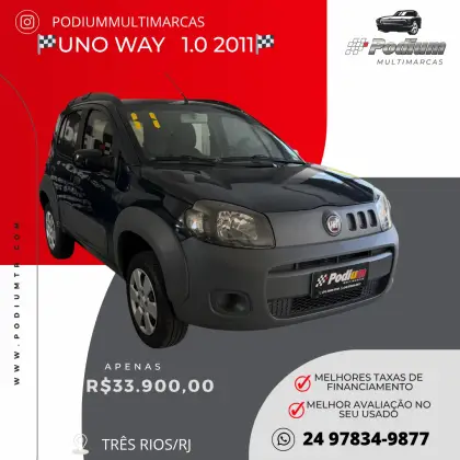 FIAT UNO 1.0 EVO WAY 8V FLEX 4P MANUAL