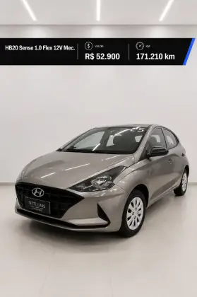 HYUNDAI HB20 1.0 12V FLEX SENSE MANUAL HYUNDAI HB20 1.0 12V FLEX SENSE MANUAL