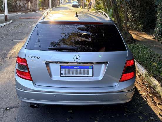 MERCEDES-BENZ-C 200 K-1.8 AVANTGARDE TOURING KOMPRESSOR 16V GASOLINA 4P AUTOMÁTICO MERCEDES-BENZ-C 200 K-2008