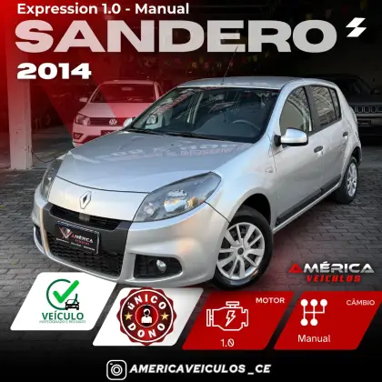 RENAULT SANDERO 1.0 EXPRESSION 16V FLEX 4P MANUAL RENAULT SANDERO 1.0 EXPRESSION 16V FLEX 4P MANUAL