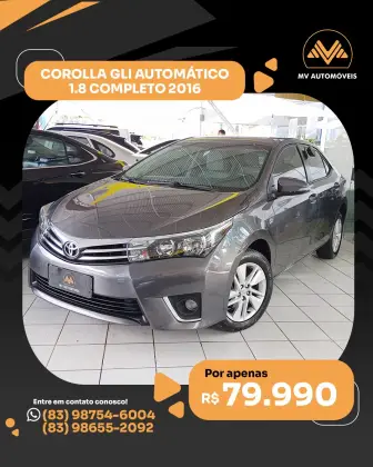 TOYOTA COROLLA 1.8 GLI UPPER 16V FLEX 4P AUTOMÁTICO TOYOTA COROLLA 1.8 GLI UPPER 16V FLEX 4P AUTOMÁTICO
