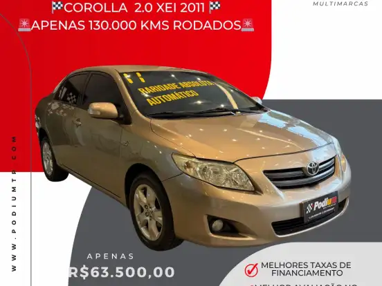 TOYOTA-COROLLA-2.0 XEI 16V FLEX 4P AUTOMÁTICO TOYOTA-COROLLA-2011