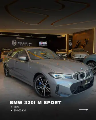 BMW 320i 2.0 16V TURBO FLEX M SPORT AUTOMÁTICO BMW 320i 2.0 16V TURBO FLEX M SPORT AUTOMÁTICO