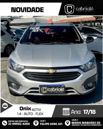 CHEVROLET ONIX 1.4 MPFI ACTIV 8V FLEX 4P AUTOMÁTICO