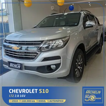 CHEVROLET S10 2.8 LTZ 4X4 CD 16V TURBO DIESEL 4P AUTOMÁTICO CHEVROLET S10 2.8 LTZ 4X4 CD 16V TURBO DIESEL 4P AUTOMÁTICO