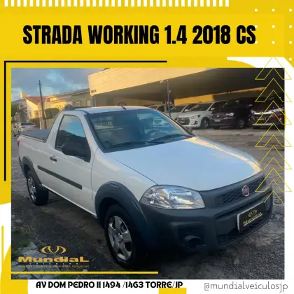 FIAT STRADA 1.4 MPI HARD WORKING CS 8V FLEX 2P MANUAL FIAT STRADA 1.4 MPI HARD WORKING CS 8V FLEX 2P MANUAL