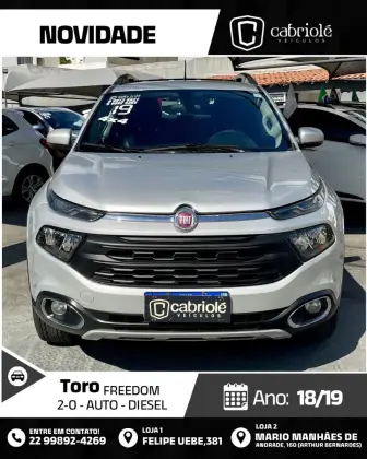 FIAT TORO 2.0 16V TURBO DIESEL FREEDOM 4WD AT9 FIAT TORO 2.0 16V TURBO DIESEL FREEDOM 4WD AT9