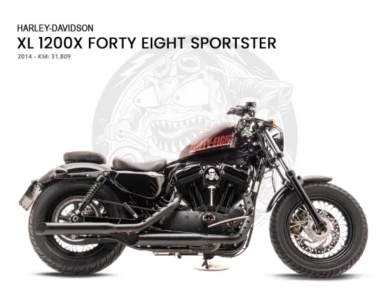HARLEY-DAVIDSON SPORTSTER FORTY-EIGHT HARLEY-DAVIDSON SPORTSTER FORTY-EIGHT