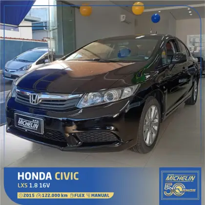 HONDA CIVIC 1.8 LXS 16V FLEX 4P MANUAL HONDA CIVIC 1.8 LXS 16V FLEX 4P MANUAL