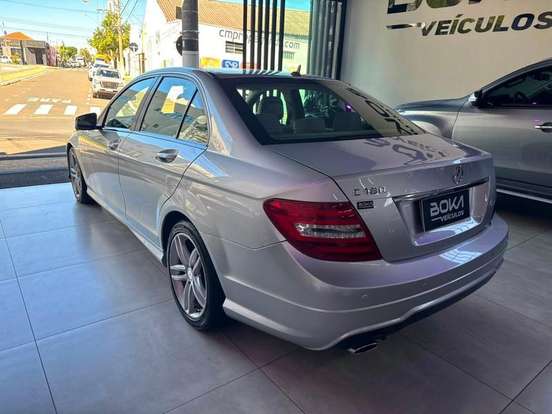 MERCEDES-BENZ-C 180-1.6 CGI SPORT 16V TURBO GASOLINA 4P AUTOMÁTICO MERCEDES-BENZ-C 180-2013
