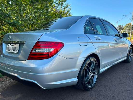 MERCEDES-BENZ-C 180-1.6 CGI SPORT 16V TURBO GASOLINA 4P AUTOMÁTICO MERCEDES-BENZ-C 180-2012
