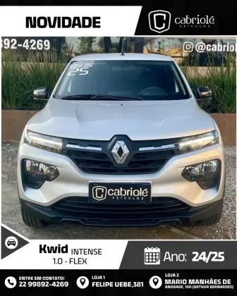 RENAULT KWID 1.0 12V SCE FLEX INTENSE MANUAL RENAULT KWID 1.0 12V SCE FLEX INTENSE MANUAL