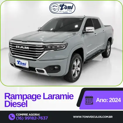RAM RAMPAGE 2.0 TURBO DIESEL LARAMIE 4X4 AUTOMÁTICO RAM RAMPAGE 2.0 TURBO DIESEL LARAMIE 4X4 AUTOMÁTICO