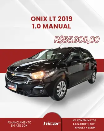 CHEVROLET ONIX 1.0 MPFI LT 8V FLEX 4P MANUAL CHEVROLET ONIX 1.0 MPFI LT 8V FLEX 4P MANUAL