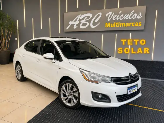 CITROËN C4 LOUNGE 1.6 EXCLUSIVE 16V TURBO FLEX 4P AUTOMÁTICO CITROËN C4 LOUNGE 1.6 EXCLUSIVE 16V TURBO FLEX 4P AUTOMÁTICO