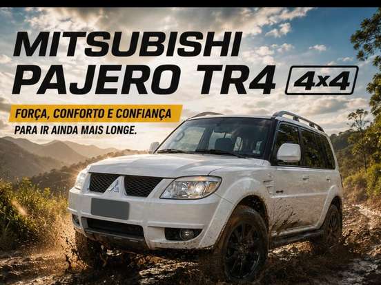 MITSUBISHI-PAJERO TR4-2.0 4X4 16V 140CV FLEX 4P AUTOMÁTICO MITSUBISHI-PAJERO TR4-2013