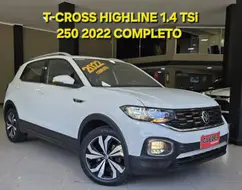 VOLKSWAGEN T-CROSS 1.4 250 TSI TOTAL FLEX HIGHLINE AUTOMÁTICO VOLKSWAGEN T-CROSS 1.4 250 TSI TOTAL FLEX HIGHLINE AUTOMÁTICO