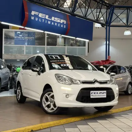 CITROËN C3 1.6 EXCLUSIVE 16V FLEX 4P AUTOMÁTICO CITROËN C3 1.6 EXCLUSIVE 16V FLEX 4P AUTOMÁTICO