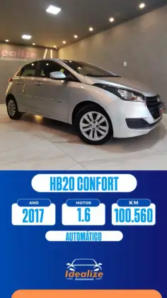 HYUNDAI HB20 1.6 COMFORT PLUS 16V FLEX 4P AUTOMÁTICO HYUNDAI HB20 1.6 COMFORT PLUS 16V FLEX 4P AUTOMÁTICO