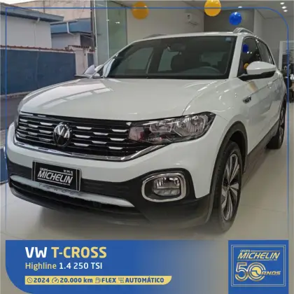 VOLKSWAGEN T-CROSS 1.4 250 TSI TOTAL FLEX HIGHLINE AUTOMÁTICO