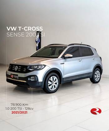 VOLKSWAGEN T-CROSS 1.0 200 TSI TOTAL FLEX SENSE AUTOMÁTICO