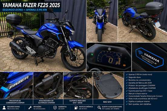 YAMAHA-FZ25 FAZER CONNECTED ABS YAMAHA-FZ25 FAZER CONNECTED ABS-2025
