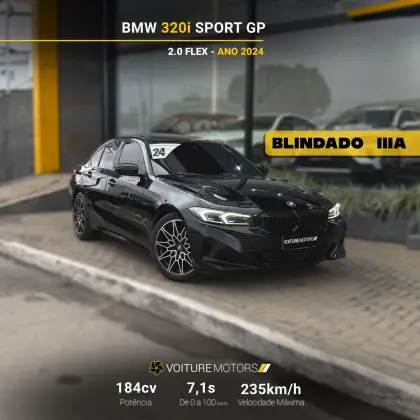 BMW 320i 2.0 16V TURBO FLEX SPORT GP AUTOMÁTICO BMW 320i 2.0 16V TURBO FLEX SPORT GP AUTOMÁTICO