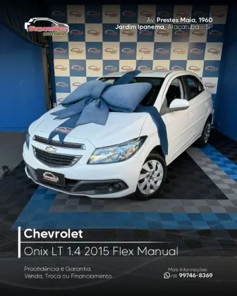 CHEVROLET ONIX 1.4 MPFI LT 8V FLEX 4P MANUAL CHEVROLET ONIX 1.4 MPFI LT 8V FLEX 4P MANUAL