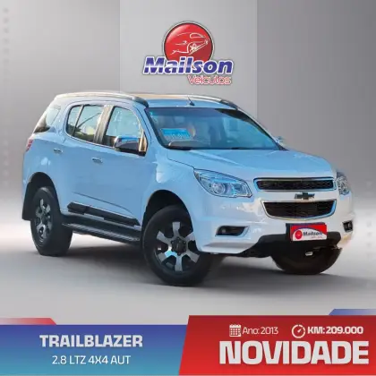 CHEVROLET TRAILBLAZER 2.8 LTZ 4X4 16V TURBO DIESEL 4P AUTOMÁTICO CHEVROLET TRAILBLAZER 2.8 LTZ 4X4 16V TURBO DIESEL 4P AUTOMÁTICO
