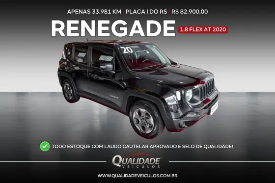 JEEP RENEGADE 1.8 16V FLEX 4P AUTOMÁTICO