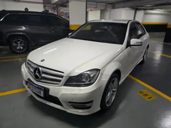 MERCEDES-BENZ-C 180-1.6 CGI SPORT 16V TURBO GASOLINA 4P AUTOMÁTICO MERCEDES-BENZ-C 180-2013