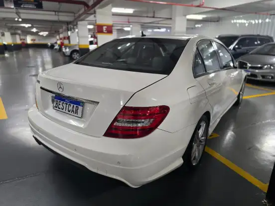 MERCEDES-BENZ-C 180-1.6 CGI SPORT 16V TURBO GASOLINA 4P AUTOMÁTICO MERCEDES-BENZ-C 180-2013