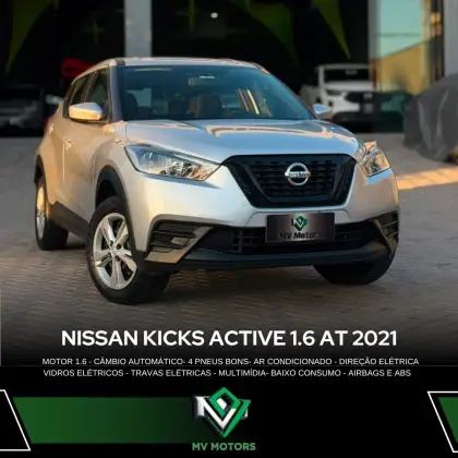 NISSAN KICKS 1.6 16V FLEXSTART ACTIVE XTRONIC NISSAN KICKS 1.6 16V FLEXSTART ACTIVE XTRONIC