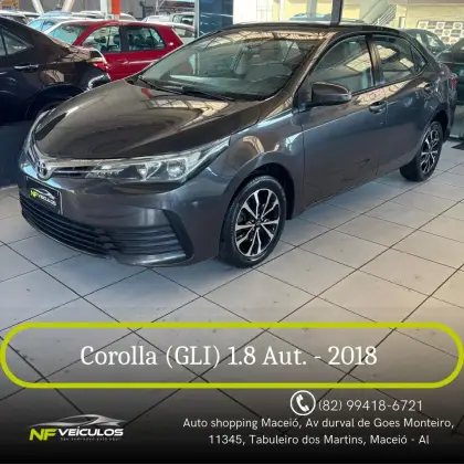 TOYOTA COROLLA 1.8 GLI 16V FLEX 4P AUTOMÁTICO