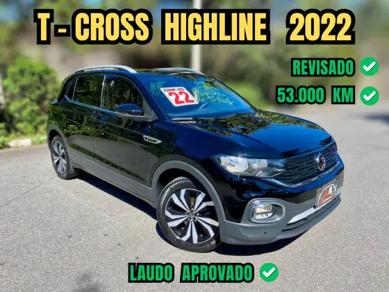 VOLKSWAGEN T-CROSS 1.4 250 TSI TOTAL FLEX HIGHLINE AUTOMÁTICO VOLKSWAGEN T-CROSS 1.4 250 TSI TOTAL FLEX HIGHLINE AUTOMÁTICO
