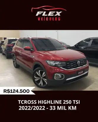 VOLKSWAGEN-T-CROSS-1.4 250 TSI TOTAL FLEX HIGHLINE AUTOMÁTICO VOLKSWAGEN-T-CROSS-2022