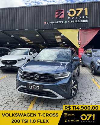 VOLKSWAGEN-T-CROSS-1.0 200 TSI TOTAL FLEX AUTOMÁTICO VOLKSWAGEN-T-CROSS-2024