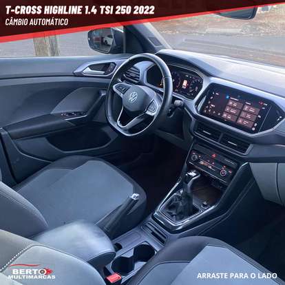 VOLKSWAGEN-T-CROSS-1.4 250 TSI TOTAL FLEX HIGHLINE AUTOMÁTICO VOLKSWAGEN-T-CROSS-2021