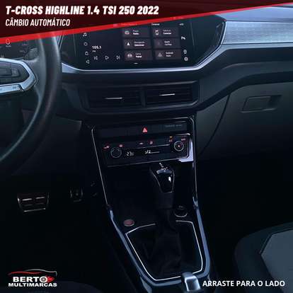 VOLKSWAGEN-T-CROSS-1.4 250 TSI TOTAL FLEX HIGHLINE AUTOMÁTICO VOLKSWAGEN-T-CROSS-2021