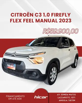 CITROËN C3 1.0 FIREFLY FLEX LIVE MANUAL CITROËN C3 1.0 FIREFLY FLEX LIVE MANUAL