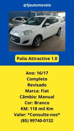 FIAT PALIO 1.0 MPI ATTRACTIVE 8V FLEX 4P MANUAL